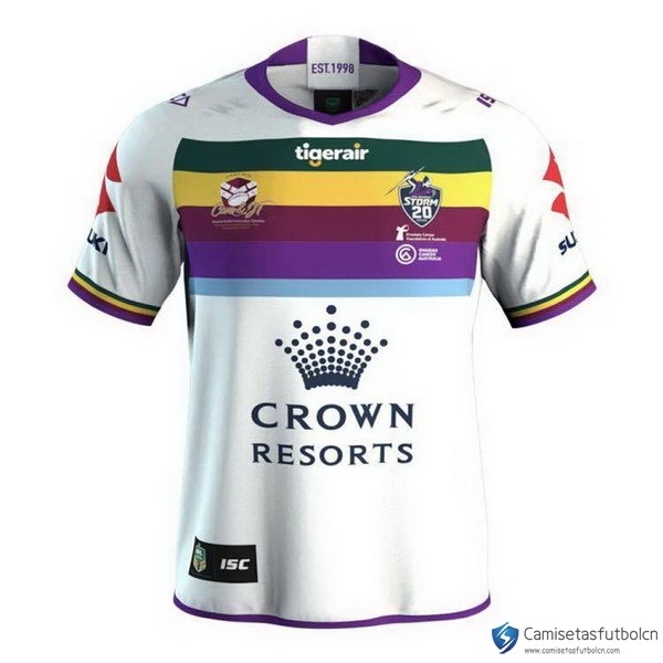 Camiseta Melbourne Storm Testimonial 2018 Blanco